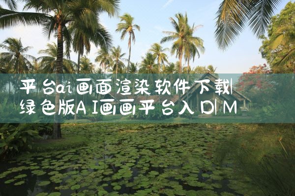 平台ai画面渲染软件下载|MR好色