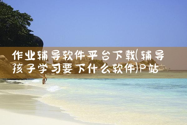 作业辅导软件平台下载|P站专业版