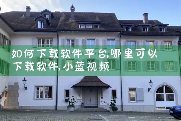 如何下载软件平台|小蓝视频